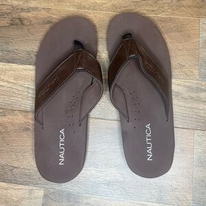 Nautica Men’s Dark Brown Sandals